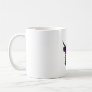 highland Cow, cow, highland cow art, cute highland Coffee Mug