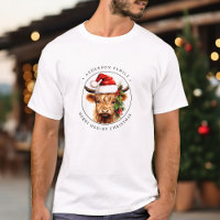 Highland Cow Festive Farm Animal Family Christmas