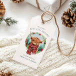 Highland Cow Festive Farm Animal Merry Christmas Gift Tags<br><div class="desc">Add a charming touch to your holiday presents with these Highland Cow Festive Farm Animal Merry Christmas Gift Tags! Featuring a cosy and festive watercolor illustration of a Highland cow wrapped in a tartan scarf, surrounded by a lush holiday wreath adorned with holly berries and evergreen sprigs, these tags exude...</div>