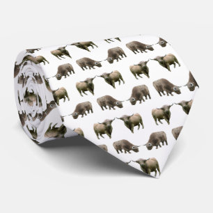 Highland Cow Frenzy Tie Dbl Sided (choose colour)