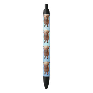 Highland Cow Gifts & Accessories Black Ink Pen