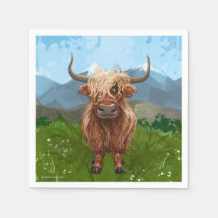 Highland Cow Gifts & Accessories Napkin