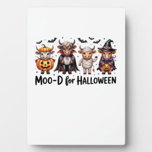 Highland Cow Halloween Spooky Season (2) Plaque