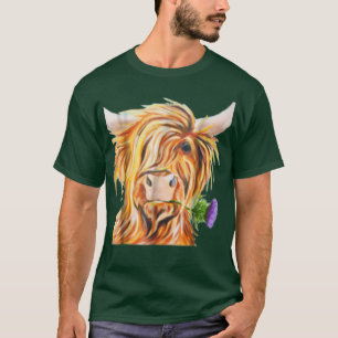 Highland Cow Highland Cattle Cows Farm Farmer T-Shirt
