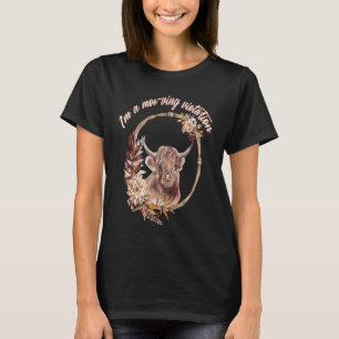 Highland Cow  I'm A Moo ving Violation T-Shirt