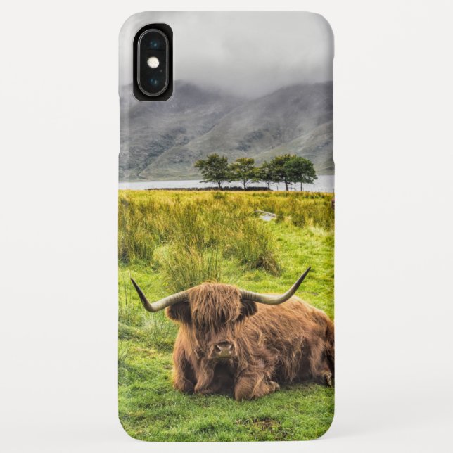 Highland Cow iPhone / iPad case (Back)