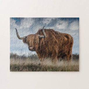 Highland cow jigsaw puzzle
