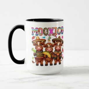 Highland Cow Mooxico Cinco De Mayo Mug