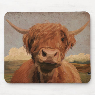 Highland Cow Mouse Pad