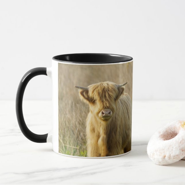 Highland Cow Mug (With Donut)