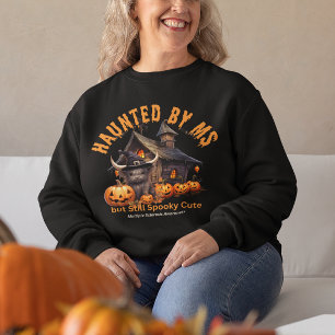 Highland Cow, Multiple Sclerosis Warrior Halloween Sweatshirt