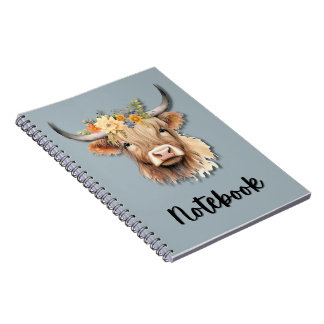 Highland Cow Notebook