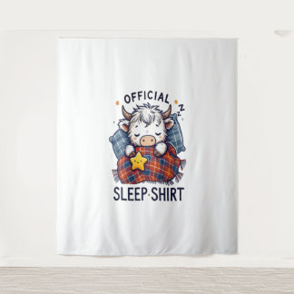 Highland Cow , Official Sleep Tapestry