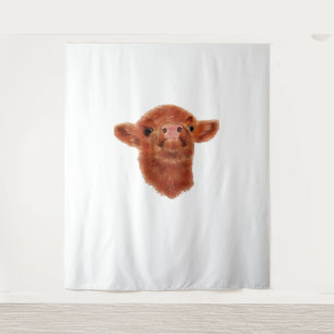 Highland Cow Oversized T-Shirt Tapestry