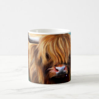 Highland Cow Painting Coffee Mug