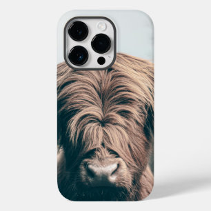 Highland cow portrait Case-Mate iPhone 14 pro case