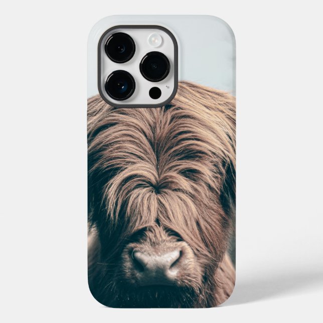 Highland cow portrait Case-Mate iPhone case (Back)