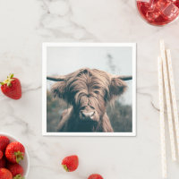 Highland cow portrait