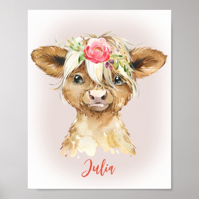 Highland Cow Print (Front)