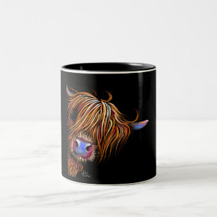 Highland Cow Print Mug “SuGaR LuMP oN BLaCK ‘