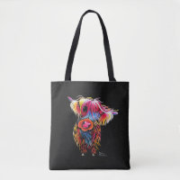 HiGHLaND CoW PRiNT SCoTTiSH ' BLooM ' BY SHiRLeY M