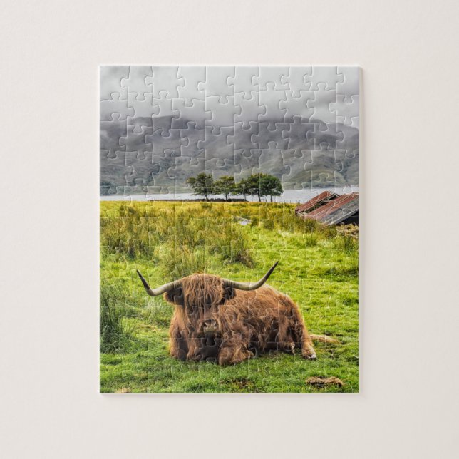 Highland Cow Puzzle (Vertical)