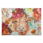 Highland Cow Rustic Boho Farmhouse  Placemat (Front)