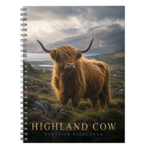 Highland Cow Scottish Highlands ANIMALS Notebook