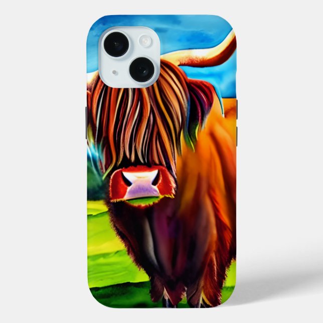 Highland Cow Smartphone Case (Back)