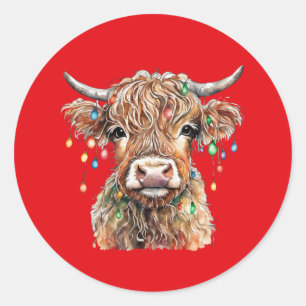 Highland Cow Stickers