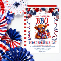 Highland Cow | Sunglasses 4th of July BBQ Party