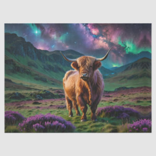 Highland Cow Under The stars Tissue Paper