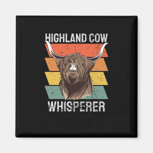 Highland Cow Whisperer Magnet