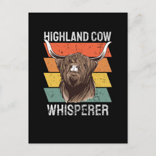 Highland Cow Whisperer Postcard