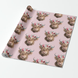 Highland Cow Wrapping Paper