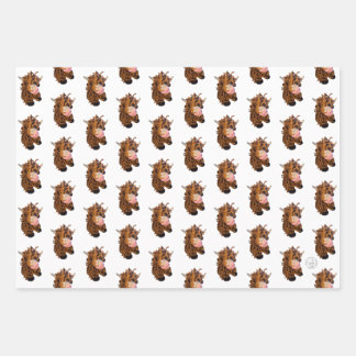 Highland Cow Wrapping Paper