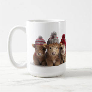 Highland Cows Christmas Holiday Coffee Mug