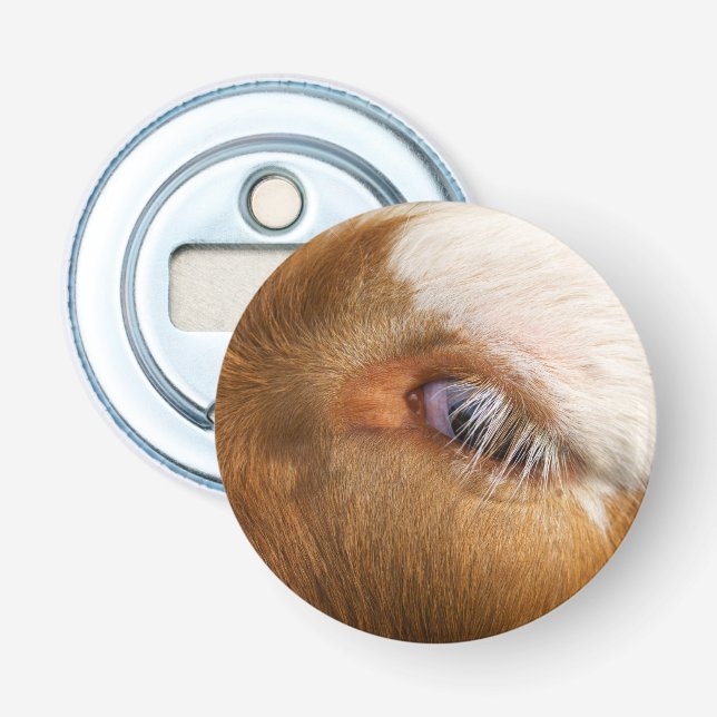 Highland Cow's Eye Bottle Opener (Front)