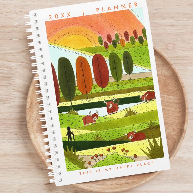 Highland Cows Happy Place Planner (Creator Uploaded)