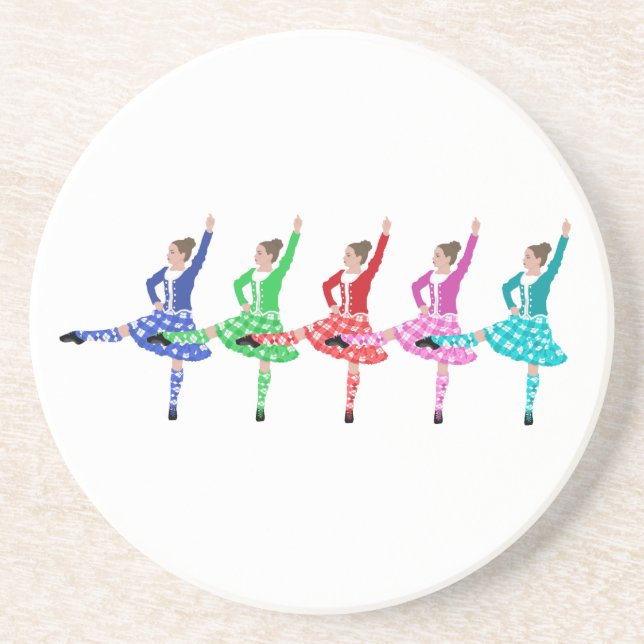 Highland Dance Line Coaster (Front)
