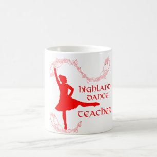 Highland Dance Teacher - Red Coffee Mug