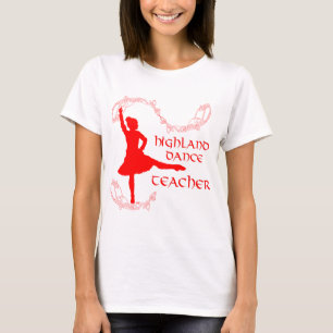 Highland Dance Teacher - Red T-Shirt