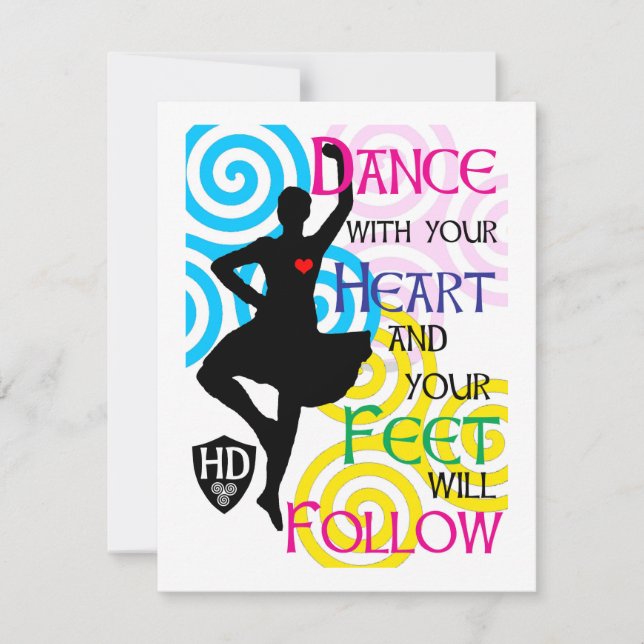 Highland Dancer Card (Front)