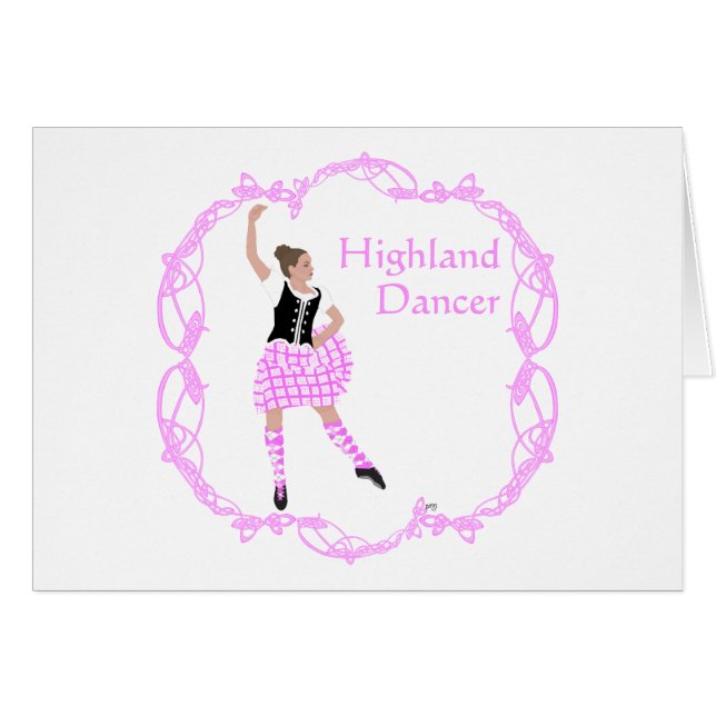 Highland Dancer Pink Aboyne (Front Horizontal)