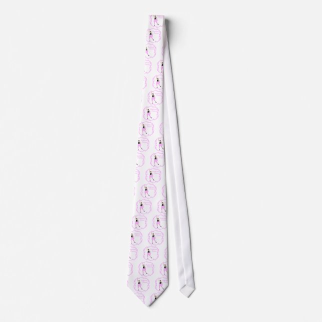 Highland Dancer Pink Aboyne Tie (Front)