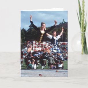 Highland Dancing Card