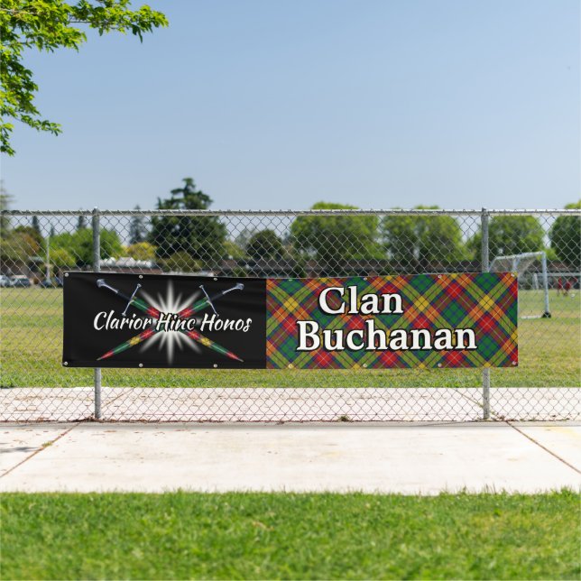 Highland Festival Clan Buchanan Tent Banner (Insitu)