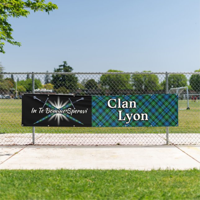 Highland Festival Clan Lyon Tent Banner (Insitu)