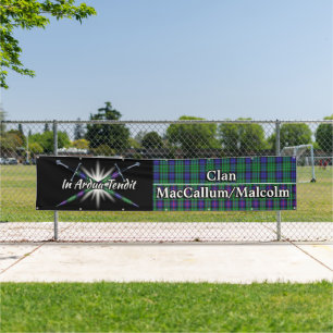 Highland Festival Clan MacCallum Malcolm Tent Banner