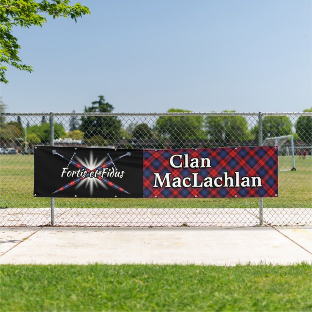 Highland Festival Clan MacLachlan Tent Banner (Insitu)